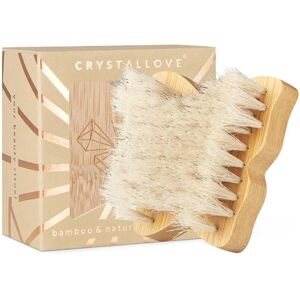 Crystallove Bamboo Butterfly Agave Face Brush Travel Size - Face Brush Crystallove Bamboo Butterfly Agave Face Brush Travel Size - Face Brush