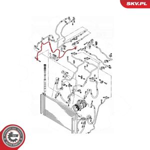 ESEN SKV 43SKV580 Línea de aire acondicionado alta/baja presión - Línea de aire acondicionado ESEN SKV 43SKV580 Línea de aire acondicionado alta/baja presión - Línea de aire acondicionado