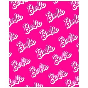 Manta Coral Barbie da Mattel - Fleece, 120x150cm Manta Coral Barbie da Mattel - Fleece, 120x150cm