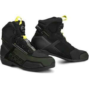 Shima Edge Vented Motorcycle Shoes - Unisex - Black Green - 48 Shima Edge Vented Motorcycle Shoes - Unisex - Black Green - 48