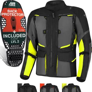 Shima Hero 2.0 Wasserdichte Motorradtextiljacke - Schwarz Gelb - Motorradbekleidung Shima Hero 2.0 Wasserdichte Motorradtextiljacke - Schwarz Gelb - Motorradbekleidung