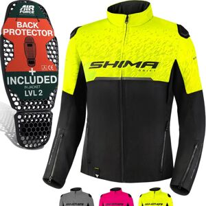 Shima Drift Ladies Motorcycle Textile Jacket - Black Yellow City Riding Gear Shima Drift Ladies Motorcycle Textile Jacket - Black Yellow City Riding Gear