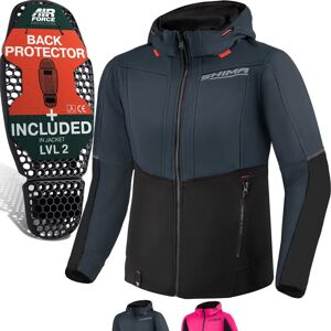 Sudadera con capucha de motocicleta Shima Daybreaker - Gris - S Sudadera con capucha de motocicleta Shima Daybreaker - Gris - S