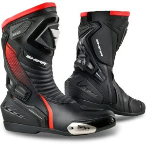 SHIMA RSX-6 Motorcycle Boots - Black Red - 46 - Unisex SHIMA RSX-6 Motorcycle Boots - Black Red - 46 - Unisex