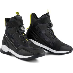 SHIMA Takeshi Motorcycle Boots - Black-White-Yellow - 41 - Unisex SHIMA Takeshi Motorcycle Boots - Black-White-Yellow - 41 - Unisex