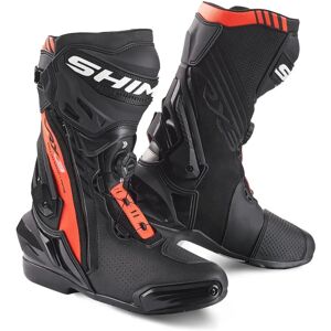 SHIMA VRX-3 Motorcycle Boots - Perforated, Black White Red - 44 SHIMA VRX-3 Motorcycle Boots - Perforated, Black White Red - 44