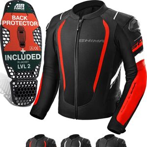 SHIMA Mesh Pro 2.0 Motorrad Textiljacke - Schwarz Weiss Rot - S - Unisex SHIMA Mesh Pro 2.0 Motorrad Textiljacke - Schwarz Weiss Rot - S - Unisex
