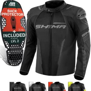 SHIMA Solid 2.0 Vented Motorcycle Jacket - Black - 4XL SHIMA Solid 2.0 Vented Motorcycle Jacket - Black - 4XL