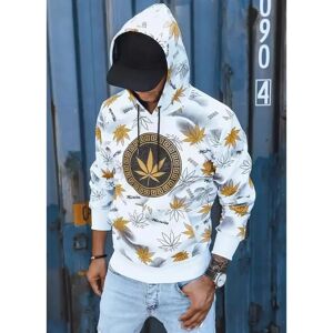 Dstreet Biały męski bluza z kapturem - sweatshirt Dstreet Biały męski bluza z kapturem - sweatshirt