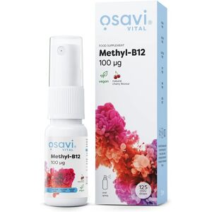 Osavi Methyl-B12 Oral Spray - Cherry - 100mcg - 25ml Osavi Methyl-B12 Oral Spray - Cherry - 100mcg - 25ml