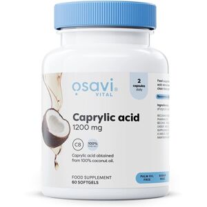 Osavi Natural Caprylic Acid Softgels - 1200mg - 60 Count Osavi Natural Caprylic Acid Softgels - 1200mg - 60 Count