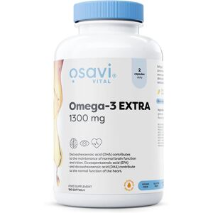 Osavi Omega-3 Extra Molecularly Distilled - 1300mg Lemon - 180 Softgels Osavi Omega-3 Extra Molecularly Distilled - 1300mg Lemon - 180 Softgels