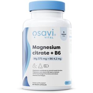 Osavi Magnesium Citrate + B6 375mg + 4.2mg Capsules - Dietary Supplement Osavi Magnesium Citrate + B6 375mg + 4.2mg Capsules - Dietary Supplement
