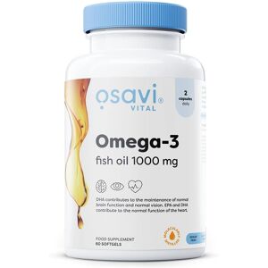 Osavi Omega-3 Fish Oil 1000mg - Supports Heart, Brain, Eye - Purity Osavi Omega-3 Fish Oil 1000mg - Supports Heart, Brain, Eye - Purity
