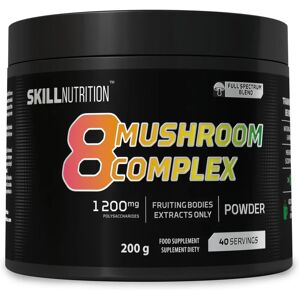 Skill Nutrition 8 Mushroom Complex - Immune & Brain Support - 200g Skill Nutrition 8 Mushroom Complex - Immune & Brain Support - 200g