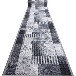 RugsX ESSENZA Grey Runner Anti-slip 100x480cm RugsX ESSENZA Grey Runner Anti-slip 100x480cm