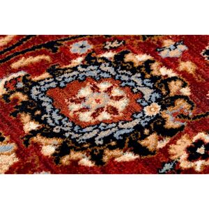 KESHAN Wool Carpet - Vintage Pattern, Natural Wool, 120x145 cm KESHAN Wool Carpet - Vintage Pattern, Natural Wool, 120x145 cm