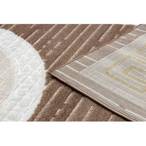 Dywany Łuszczów Modern MEFE Carpet - Beige / Brown - 140x190 cm Dywany Łuszczów Modern MEFE Carpet - Beige / Brown - 140x190 cm