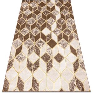 MEFE Dark Beige Geometric 3D Carpet - Carpet MEFE Dark Beige Geometric 3D Carpet - Carpet