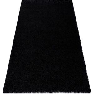 Dywany Łuszczów SOFFI shaggy 5cm black 160x220 cm - Carpet Dywany Łuszczów SOFFI shaggy 5cm black 160x220 cm - Carpet