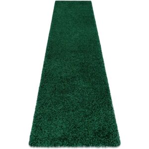 RugsX Bottle Green Shaggy Carpet - 60x300cm for Hallway RugsX Bottle Green Shaggy Carpet - 60x300cm for Hallway