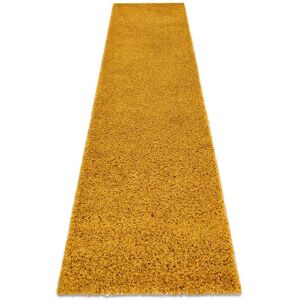 RugsX - Gold Shaggy Carpet 70x200cm for Hallway & Kitchen RugsX - Gold Shaggy Carpet 70x200cm for Hallway & Kitchen