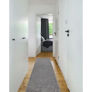 RugsX Grey Shaggy Carpet - 70x300 cm for Living Room RugsX Grey Shaggy Carpet - 70x300 cm for Living Room