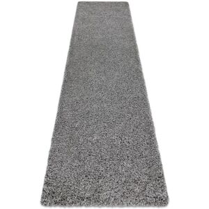 Dywany Łuszczów Carpet - Grey Shaggy Rug for Home - 80x250cm Dywany Łuszczów Carpet - Grey Shaggy Rug for Home - 80x250cm