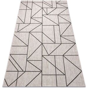 FloorLUX Sisal Carpet Geometric 160x230cm - Carpet FloorLUX Sisal Carpet Geometric 160x230cm - Carpet