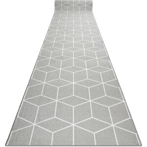 Dywany Łuszczów CUBE Alfombra gris antideslizante 110x190cm Dywany Łuszczów CUBE Alfombra gris antideslizante 110x190cm