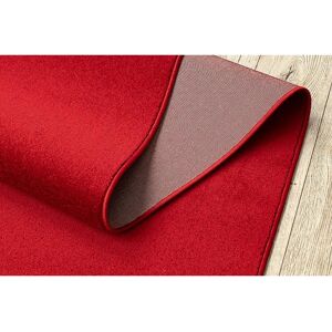 RugsX KARMEL Plain Red 140x330cm - Rug Runner RugsX KARMEL Plain Red 140x330cm - Rug Runner
