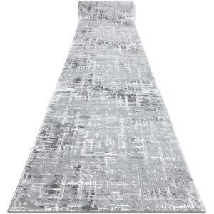 RugsX - Grey/White Runner Structural MEFE 8722 - Runner Rug RugsX - Grey/White Runner Structural MEFE 8722 - Runner Rug