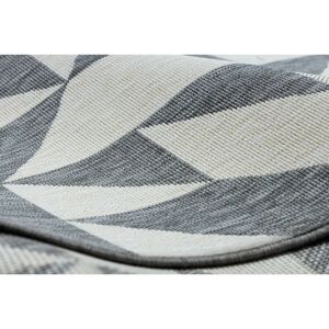 Łuszczów Spring Carpet - Geometric Grey/Cream - Indoor/Outdoor Rug Łuszczów Spring Carpet - Geometric Grey/Cream - Indoor/Outdoor Rug
