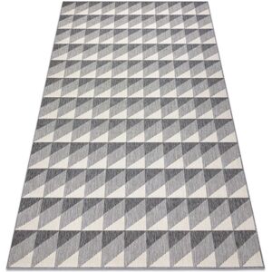 Łuszczów Spring Grey Geometric Loop Carpet - Carper Łuszczów Spring Grey Geometric Loop Carpet - Carper