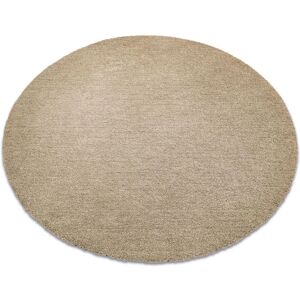 Latio Beige Round Washable Carpet - Carpet Latio Beige Round Washable Carpet - Carpet