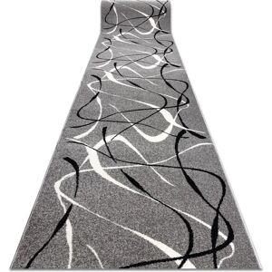 RugsX Silver Choco Grey Runner - Hallway Carpet 70x430cm RugsX Silver Choco Grey Runner - Hallway Carpet 70x430cm