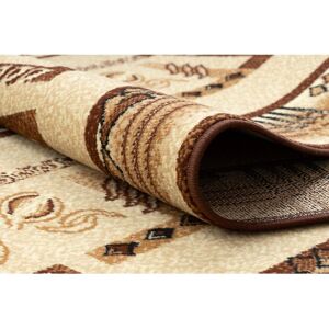 RugsX JAŚ Beige Runner - Hallway Rug 140x270 cm RugsX JAŚ Beige Runner - Hallway Rug 140x270 cm