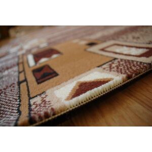 RugsX Runner BCF SZLACZEK beige 80x510 cm - Tapis de couloir - Publicité RugsX Runner BCF SZLACZEK beige 80x510 cm - Tapis de couloir - Publicité