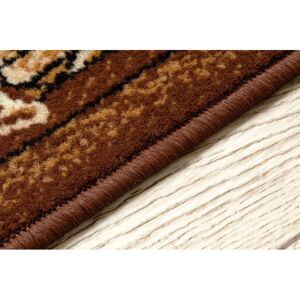 Rugsx - Brown Runner Rug with Polypropylene - 120x140cm Rugsx - Brown Runner Rug with Polypropylene - 120x140cm
