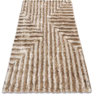 Dywany Łuszczów Maze - tapis shaggy beige - 160x220cm - Moderne Dywany Łuszczów Maze - tapis shaggy beige - 160x220cm - Moderne