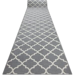 RugsX MORAD Trelis Gris / Crema Alfombra de pasillo RugsX MORAD Trelis Gris / Crema Alfombra de pasillo