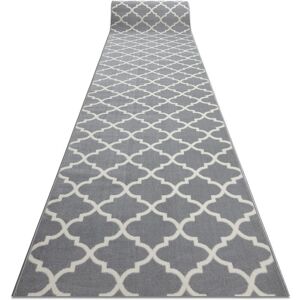 RugsX MORAD Trelis Grey / Cream Runner - Runner Rug RugsX MORAD Trelis Grey / Cream Runner - Runner Rug