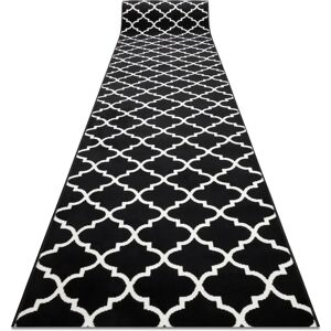 Dywany Łuszczów MORAD Trelis Runner - Black / Cream - 60x120 cm - Rug Dywany Łuszczów MORAD Trelis Runner - Black / Cream - 60x120 cm - Rug