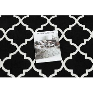 RugsX Black / Cream Runner Trelis Moroccan Trellis - Runner Rug RugsX Black / Cream Runner Trelis Moroccan Trellis - Runner Rug