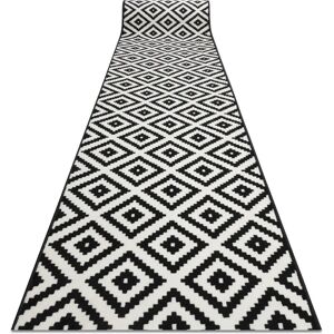 Dywany Łuszczów MORAD Ruta diamonds black / cream 90cm - Runner Rug Dywany Łuszczów MORAD Ruta diamonds black / cream 90cm - Runner Rug