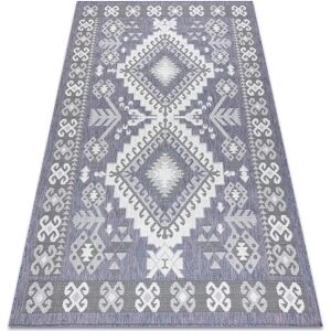 SISAL SION aztec 3007 Flat woven blue / pink / ecru - Carpet SISAL SION aztec 3007 Flat woven blue / pink / ecru - Carpet