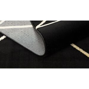 Dywany Łuszczów EMERALD Carpet 1012 Glamour Black Gold 200x290 cm Dywany Łuszczów EMERALD Carpet 1012 Glamour Black Gold 200x290 cm