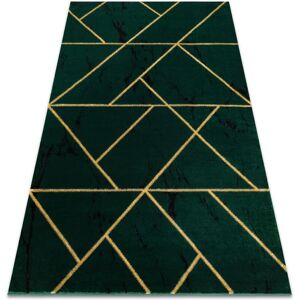 Dywany Łuszczów EMERALD Carpet 1012 - Glamour, Geometric, Green/Gold - Carpet Dywany Łuszczów EMERALD Carpet 1012 - Glamour, Geometric, Green/Gold - Carpet