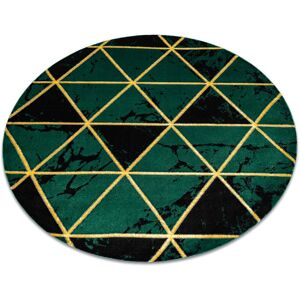 Dywany Łuszczów Emerald Carpet Model 1020 - Glamour, Stylish Marble, Green / Gold 160cm Dywany Łuszczów Emerald Carpet Model 1020 - Glamour, Stylish Marble, Green / Gold 160cm