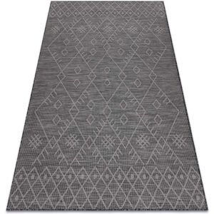 Dywany Łuszczów Model 3077 - Flat woven black rug Dywany Łuszczów Model 3077 - Flat woven black rug